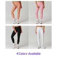Leggings de yoga de cintura alta para mujer, pantalones deportivos de compresión con logotipo personalizado, leggings para correr, yoga y gimnasio - details 1