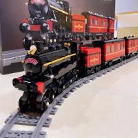 BRO1 locomotora CN5700 GWR Steam Train Railway Express, bloques de construcción modulares, modelo técnico, juguetes para niños - details 8