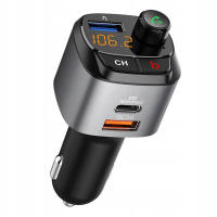 Transmisor Bluetooth FM MÁS POTENTE, Cargador de coche QC3.0, USB-C - details 0