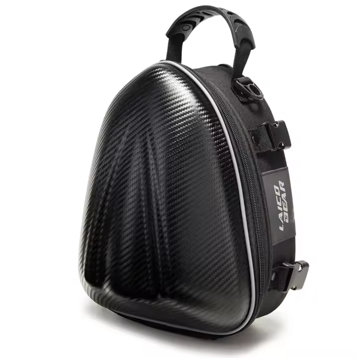 Bolsa de Moto de Fibra de Carbono Impermeable Paquete Trasero Comodo para Equipaje Dangeroso y No Dangeroso - 1