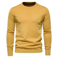 Suéter grueso de cuello redondo para hombre, jersey de punto cansado, tops de otoño e invierno - details 1