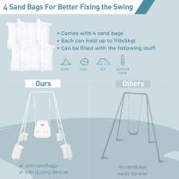 Columpio para Niños 4 Bolsas de Arena, Extremamente Resistente, Montaje Fácil, Guardado Sencillo - details 26