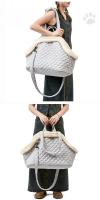 Bolsas portátiles de doble capa para perros pequeños, mochila de transporte para gatos, bolsa cálida para mascotas, accesorios e - details 4