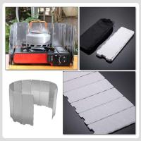 Cubierta para estufa de gas, 10 piezas, camping al aire libre, picnic, quemador de cocina, red, red a prueba de viento de aleación de aluminio - details 5