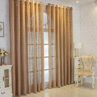 Cortinas translúcidas para sala de estar, persianas para dormitorio, cortinas, ventana con gafas, 2 piezas - details 2