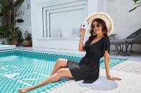 Vestido de Verano para Mujer 2025 Cuello en V, Ligero y Transpirable con Protección Solar - details 15