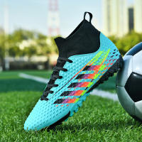 Botas de fútbol profesionales FG/TF para hombre, zapatos de fútbol para exteriores, tobillo alto, zapatos de fútbol de césped para niños, zapatos de entrenamiento - details 3