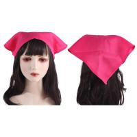 Suministros de cocina, gorro triangular para trabajo de cocina, pegamento de hilo, turbante de trabajo de varios colores, sombrero de camarera de algodón duradero para restaurante - details 1