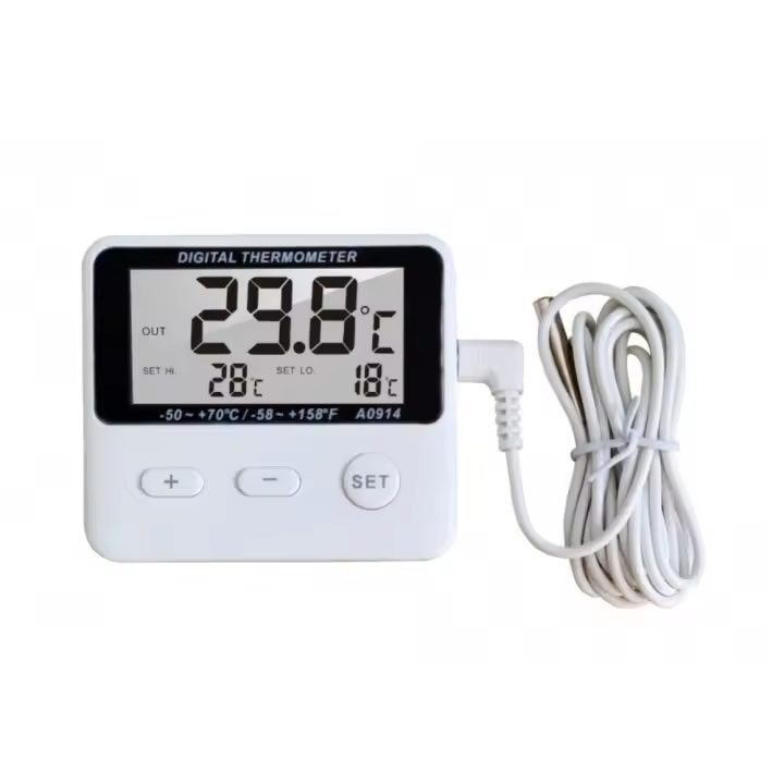 Termómetro Digital para refrigerador, dispositivo de alta calidad con Sensor exterior, alarma de temperatura portátil, para acuario - 1