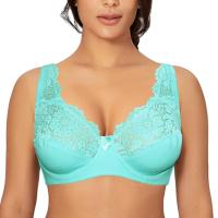 Sujetadores para mujer, lencería, Top, sujetador de encaje femenino con aros, sujetador de talla grande, perspectiva, ropa interior Sexy, copa B C D DD E F - details 15