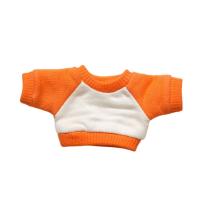 Ropa de muñeca de algodón, camiseta interior a rayas, ropa de muñeca de felpa de Color sólido, suéter de 15cm, ropa de muñeca sin atributos de alta calidad - details 8