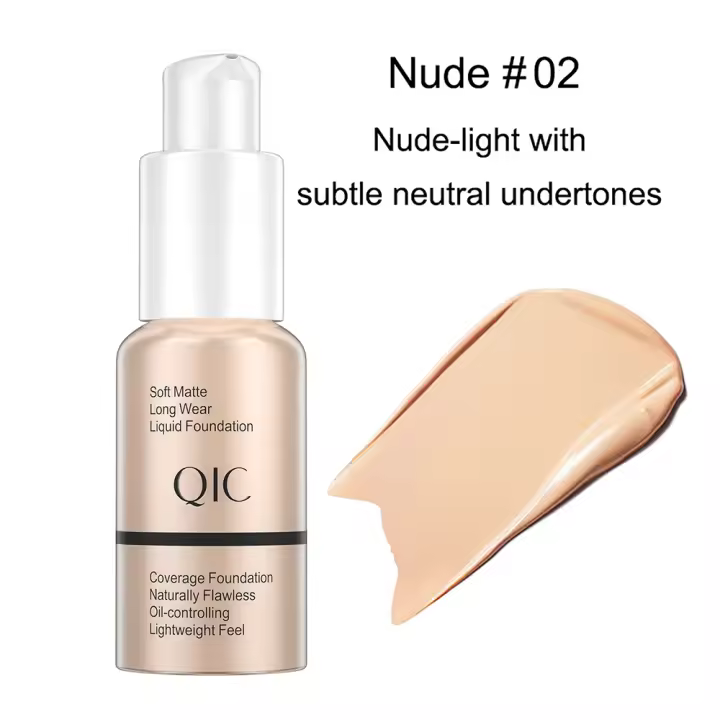 Crema de base de maquillaje mate, 30ml, corrector profesional para cara, círculo oscuro, líquido, Corrector de ojos de larga duración, imprimación de crema - 1