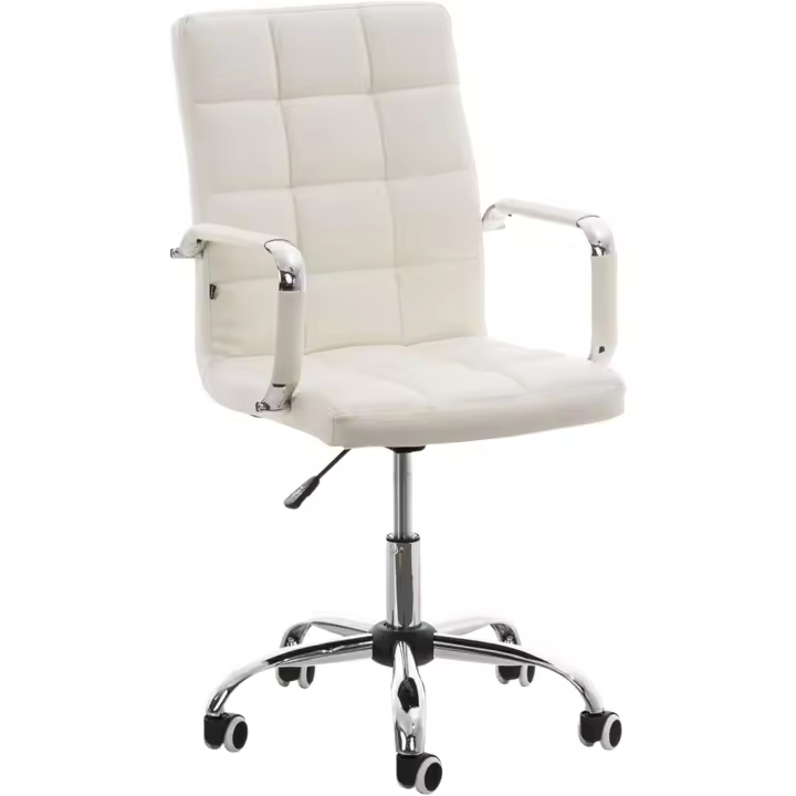 Silla de oficina de cuero sintético |   Silla ejecutiva giratoria y regulable en altura I Silla de escritorio con ruedas - 1