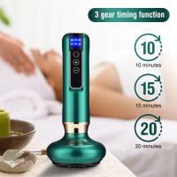 Masajeador de ventosas eléctrico de 6 niveles, masajeador adelgazante con ventosa de vacío, GuaSha, anticelulítico, belleza, raspado, calefacción infrarroja - details 8