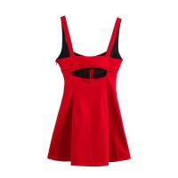 Estilo nuevo Mini vestido clásico de moda con corte en la cintura para mujer 9800606 - details 1