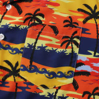 Camisa de manga corta para hombre, Camisa ajustada con estampado de flores fragmentadas, serie CS, primavera y verano, 2024 - details 61