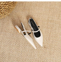 Zapatos planos con correa puntiaguda simples y versátiles - details 25