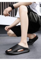 Zapatillas de Baño Unisex con Suela Gruesa Moda Hombres Zapatos de Playa EVA Suaves Antideslizantes Talla Grande Color Sólido Material Superior - details 21
