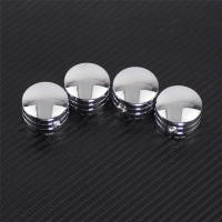 Tapa de cabeza de bujía de motocicleta, cubierta de perno, 4 piezas, negro/cromo, para Harley Sportster XL883 XL1200 48 Touring Street Glide 99-17 - details 7