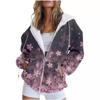 Sudaderas con capucha estampadas para mujer, tops de moda - details 0