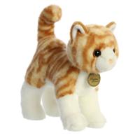 The orange tabby cat stuffed animal from Miyoni collection by Aurora plush