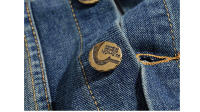 Chalecos de mezclilla para hombre Primavera-Verano Ropa de trabajo de algodón a rayas Jeans - details 7
