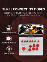 -mando con cable compatible con Bluetooth, consola de juegos Arcade con conexión 2,4G, Rocker para PS3-PS4, Switch, PC, Android e iOS - details 4