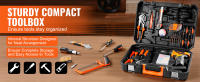 SucceBuy Tool Kit, un juego de herramientas manuales generales para el hogar de 146 piezas, equipado con un taladro eléctrico y un estuche de almacenamiento de herramientas - details 4