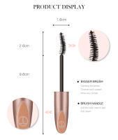 Mascara de Seda 3D O.TWO.O Duradera, Impermeable, Alta Definición, Pestañas de Longitud Aumentada - details 7