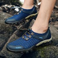 Zapatos de malla con suela de goma gruesa, zapatos adhesivos en frío hechos a mano para deportes casuales al aire libre para hombres. - details 7
