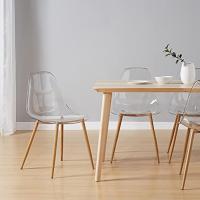 Sillas de Comedor Nórdicas Elegantes Versátiles, Transparentes, Acrílico, Paquete de 4 - details 6