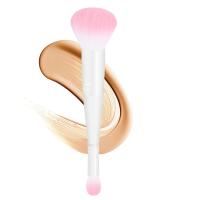 Cepillo De Maquillaje Profesional Doble Cabeza 2 En 1 Para Fundamento Corrector Iluminador Polvo Y Rubor Herramientas De Belleza - details 8