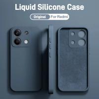 Funda Redmi Note 13 Original de silicona líquida para teléfono Xiaomi Redmi Note 13 Note13 Pro Note13Pro Plus, funda trasera suave - details 2