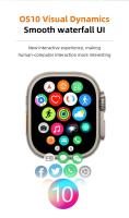 Reloj inteligente S9 Ultra 2, pantalla 9, 2,2 HD, IP68, resistente al agua, navegación inteligente, respuesta de gestos, llamada azul - details 1