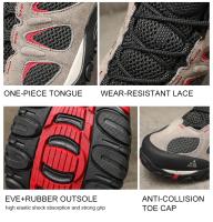 Zapatos de Senderismo para Hombres Antideslizantes, Resistentes al Desgaste, Transpirables, A Prueba de Picas, Zapatillas de Escalada - details 10