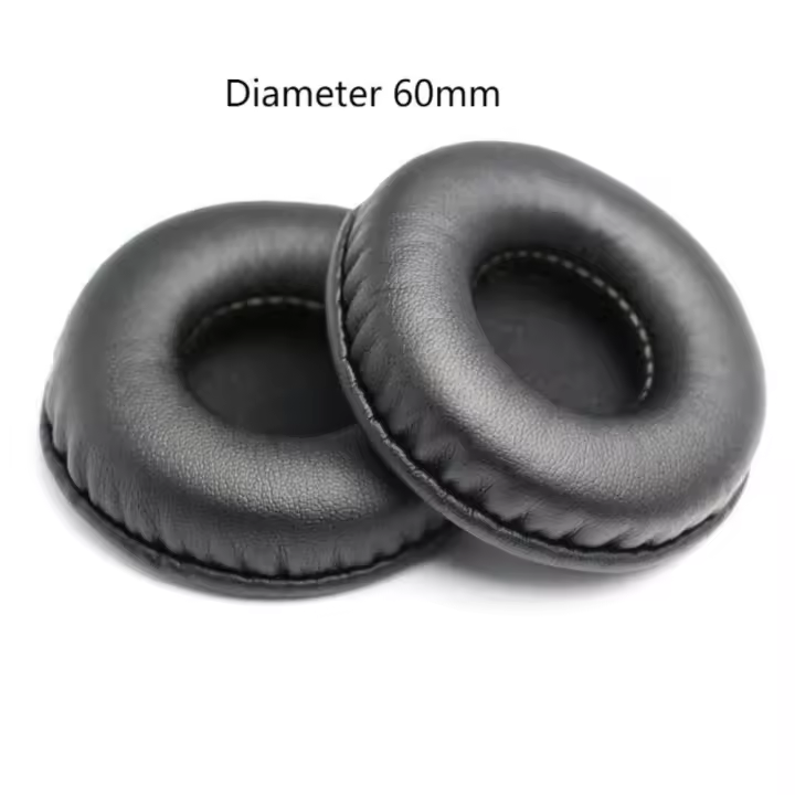 Almohadillas de repuesto para los oídos de espuma, PU suave, 45-110MM, Almohadillas para oreja de espuma suave, almohadillas gruesas de alta calidad, funda de espuma, herramienta para auriculares - 1
