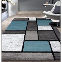 Alfombras de Salón antideslizantes, Modernas, Pelo Corto para Salón, Dormitorio, área Interior - details 6
