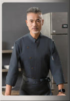 Monos de chef de manga larga para hombre y mujer, uniforme de chef para restaurante occidental, pastelería y repostería - details 19