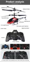 Helicóptero teledirigido con luz, juguete volador eléctrico, Avión de radiocontrol, juego interior y exterior, juguetes para - details 10