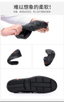 Nuevos zapatos de cuero geniales casuales simples de gran tamaño para hombres, zapatos de conducción huecos, zapatos Doudou de cuero genuino. - details 3