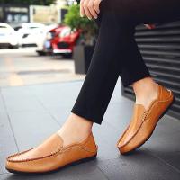 Zapatos Informales de Verano para Hombre Mocasines de Cuero con Transpirabilidad sin Cordones - details 21