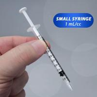 Jeringa de plástico para medir líquidos, con tapa, 1ml/cc, para alimentación de mascotas - details 5
