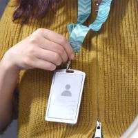 Llavero con cinta para correas, correa para teléfono móvil, soporte para etiqueta de nombre, cordón de corazón, correa para el cuello de amor, soporte para insignia, tarjeta de identificación, cuerda para colgar - details 4
