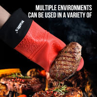 Walfos scalding High temperature resistant, thickened and insulated microwave oven, silicone gloves for household kitchen tools - details 7