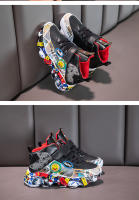 Zapatillas de deporte de alta calidad para niños y niñas, zapatos informales para correr, zapatillas de tenis deportivas de cuero con dibujos animados, a la moda - details 14