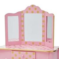 With scalloped accents at the top