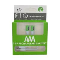 Batería Recargable Li-ion de 1.5V 750mWh AAA para Ratón Control Remoto y Juguetes Eléctricos con Cable Tipo-C - details 0