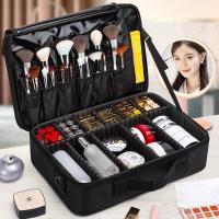 Bolsa de Cosméticos Portátil Avanzada Seducyan Gran Capacidad para Maquillaje, Tatuaje, Bordado - details 0