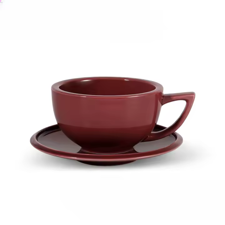 Set de Taza de Espresso de Cerámica de 280ml Accesorios de Barista para el Hogar - 1