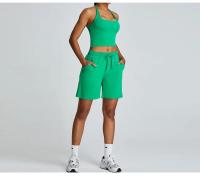 Sujetador Deportivo de Yoga para Mujer Ajuste Cómodo, Secado Rápido, Resistente a Golpes, Material de Nylon Ideal para Correr, Primavera/Verano - details 2